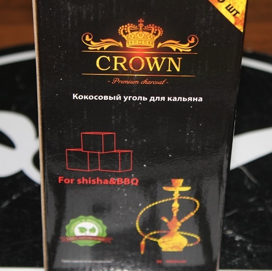 Оригинальный уголь Crown 0,5кг 48 куб.